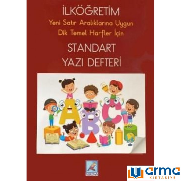 Nurdan / İlköğretim Standart Yazı Defteri Küçük Bordo 6'lı